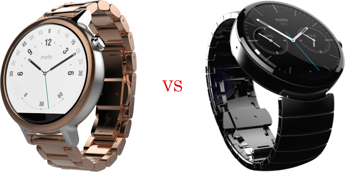 Moto 360 (2015) versus Moto 360 (2014) 2